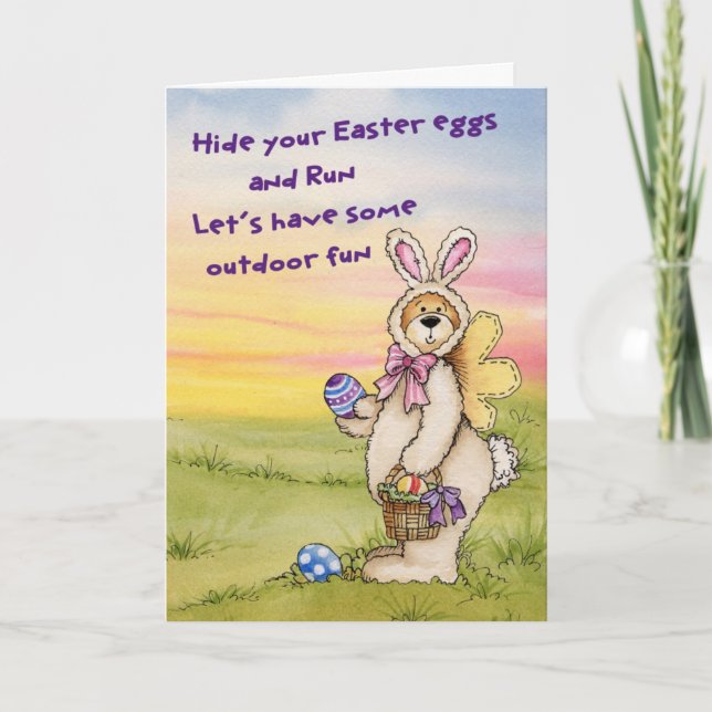 Cartão De Festividades Easter Fun - Greeting Card (Frente)