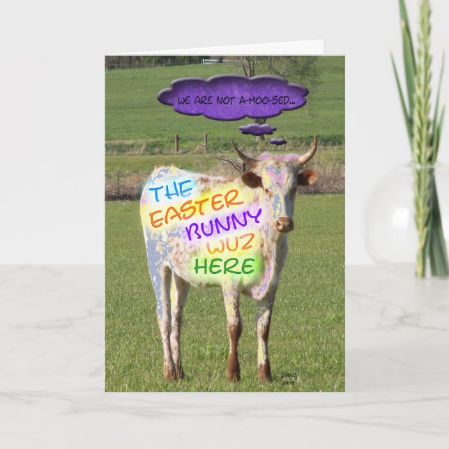 Cartão De Festividades Easter Graffiti Card (Frente)