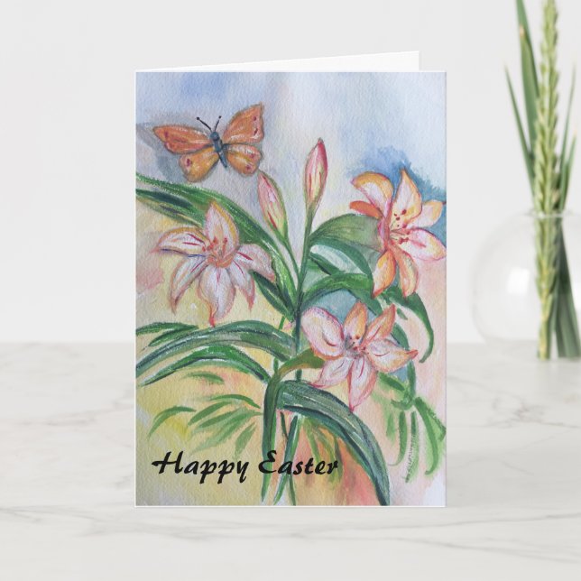 Cartão De Festividades Easter greeting card (Frente)