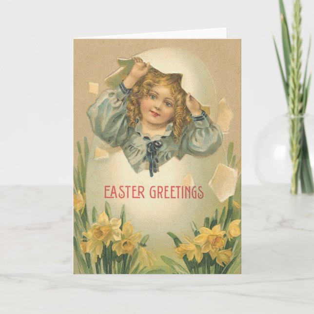 Cartão De Festividades Easter Greetings - Card (Frente)