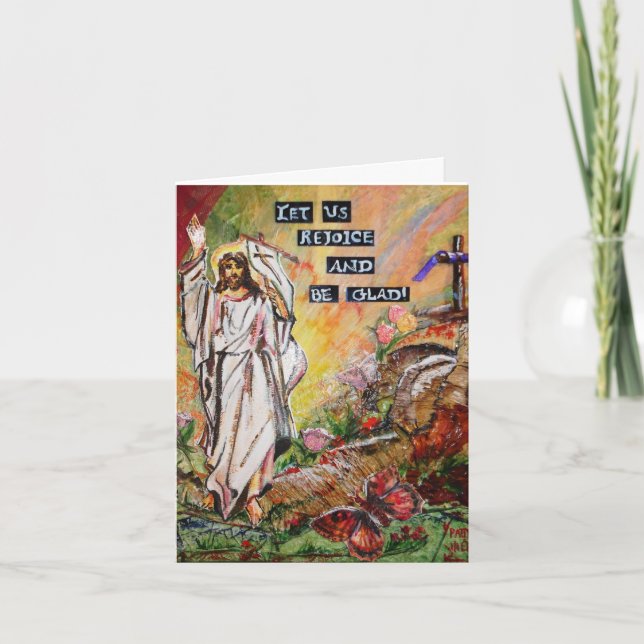 Cartão De Festividades Easter Joy Greeting Card (Frente)