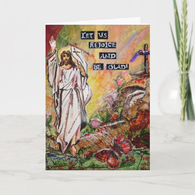 Cartão De Festividades Easter Joy Greeting Card (Frente)