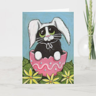 Cartão De Festividades Easter Kitty Greeting Card