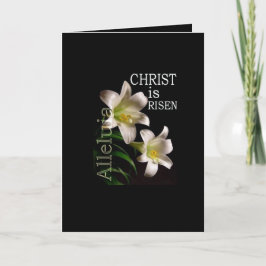 Cartão De Festividades Easter lilly Greeting Card