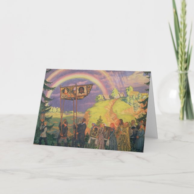 Cartão De Festividades Easter Procession, 1915 (Frente)