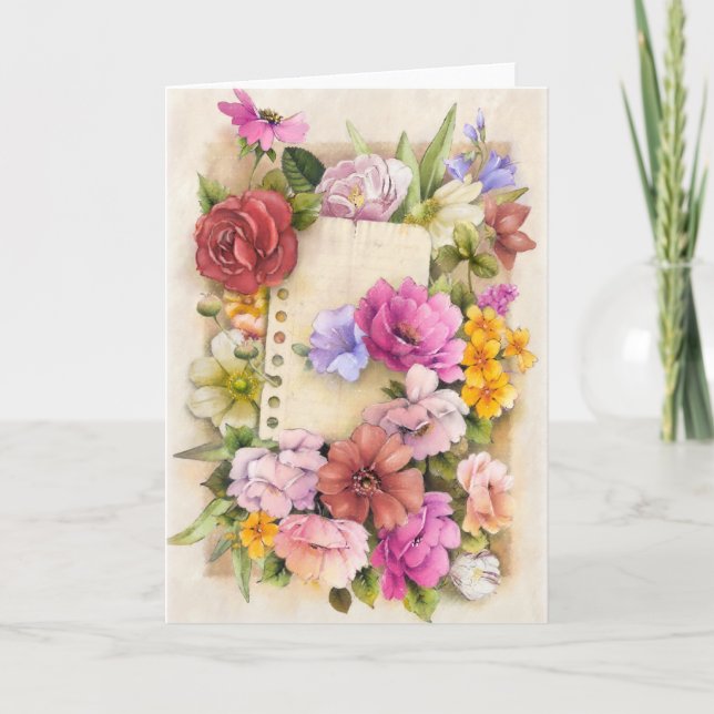 Cartão De Festividades Easter, spring (Frente)