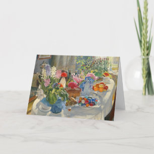 Cartão De Festividades Easter Table