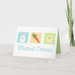 Cartão De Festividades Easter Trio Ostara Card