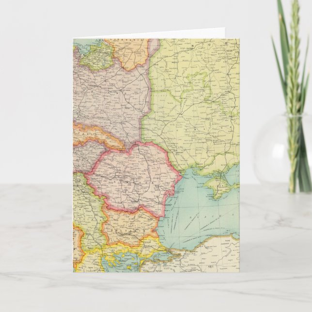 Cartão De Festividades Eastern Europe communications (Frente)