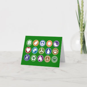 Cartão De Festividades Eco Symbols