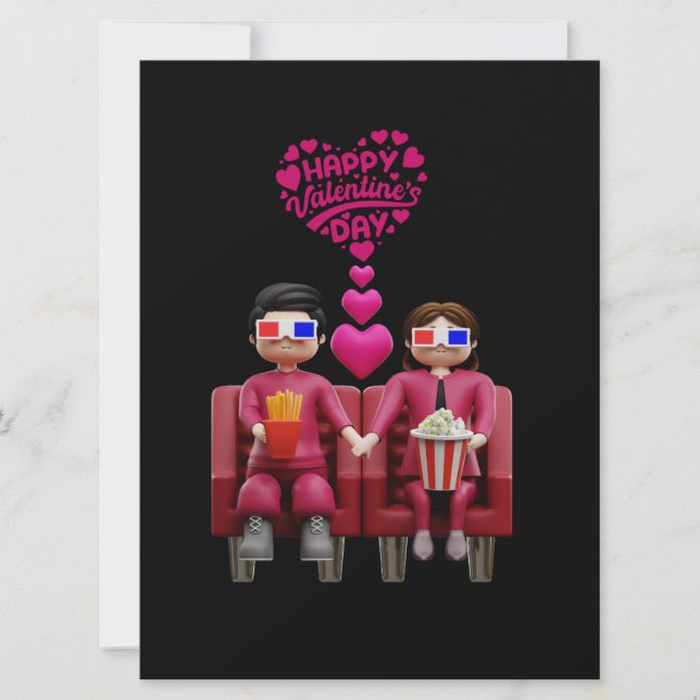 Cartão De Festividades EDIÇÃO DO namorados (Frente)