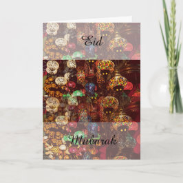 Cartão De Festividades Efeito luminoso tradicional