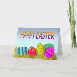 Cartão De Festividades Eggs and easter