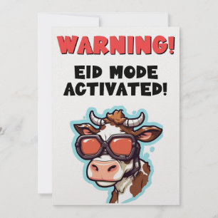 Cartão De Festividades Eid Adha meme engraçado Feliz Eid!