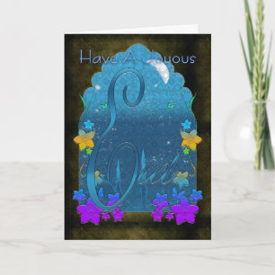 Cartão De Festividades Eid Card, Feliz E Joyous Eid,