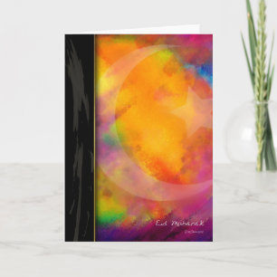 Cartão De Festividades Eid Colors