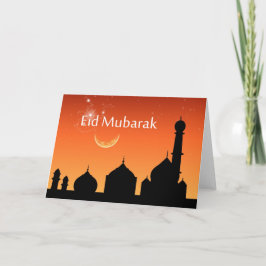 Cartão De Festividades Eid Evening Sky - Greeting Card