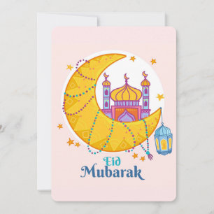 Cartão De Festividades Eid Mubarak