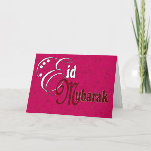 Cartão De Festividades Eid mubarak greeting card
