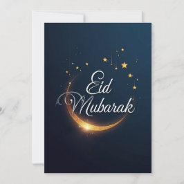 Cartão De Festividades Eid Mubarak Personalizado