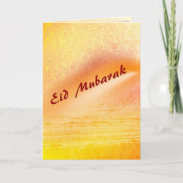 Cartão De Festividades Eid Mubarak - Sunset