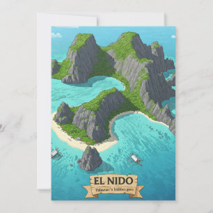 Cartão De Festividades El Nido: a joia escondida de Palawan