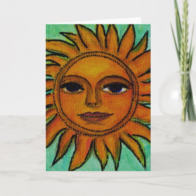Cartão De Festividades El Sol (Frente)