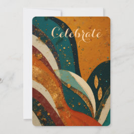 Cartão De Festividades Elegância das Férias de Kwanzaa 