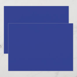 Cartão De Festividades Elegância de Férias Azul Real