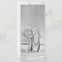 Elegant Ballet Shoes Monochrome