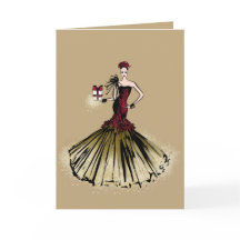 Elegant Lady in Gold