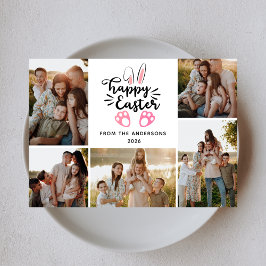 Cartão De Festividades Elegant Modern Minimalist Happy Easter 5 Photo