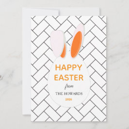 Cartão De Festividades Elegant Modern Patterns Happy Easter Photo