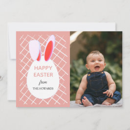 Cartão De Festividades Elegant Modern Patterns Happy Easter Photo