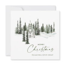 Elegante Clássico da Floresta de inverno