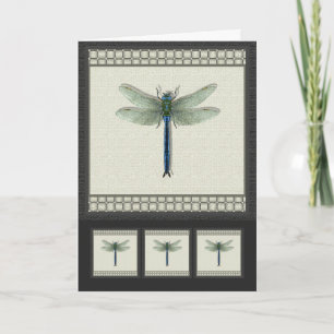 Cartão De Festividades Elegante Dragonfly