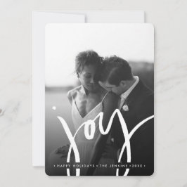 Cartão De Festividades Elegante Eterno Simples FOTO DE JOY HOLIDAYS