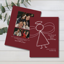 Elegante Família Cristã Foto Religiosa Natal