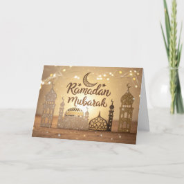 Cartão De Festividades Elegante ilustração festiva inspirada por Ramadã