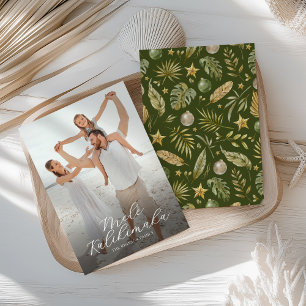 Cartão De Festividades Elegante Mele Kalikimaka Natal tropical