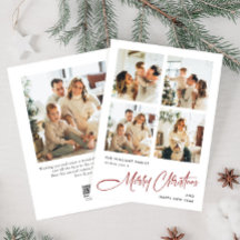 Elegante Mínima Saudação de Natal 5 Foto