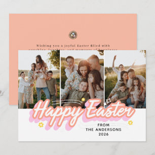 Cartão De Festividades Elegante Moderno Minimalista Feliz Páscoa 3 Foto