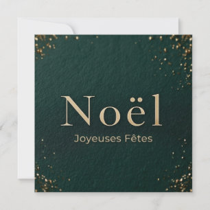 Cartão De Festividades Elegante Noël Francês Alegres Festas Natal