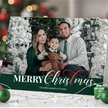 Elegante Roteiro Foto de Natal Cristão Dobrada 