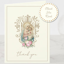 Elegante Virgem Maria Religiosa Católica Floral