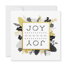 Elegante Winter Foliage JOY Christmas