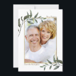 Cartão De Festividades Elegante Winter Greenery Foto de Natal<br><div class="desc">Elegante Watercolor Winter Greenery Christmas Holiday Cartão com fotos com galhos elegantes e uma falso estrutura de folha de ouro em torno de sua própria foto. Fácil de personalizar o texto para fazer disso um design verdadeiramente personalizado.</div>