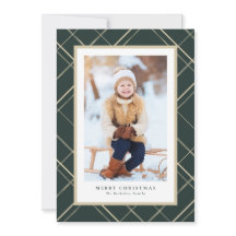 Elegante xadrez simples uma foto verde Natal