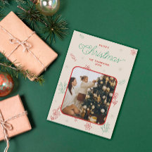 Elementos de Natal Mínimos Bonitos Uma Foto