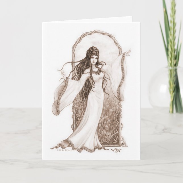 Cartão De Festividades Elf Dancing (Frente)